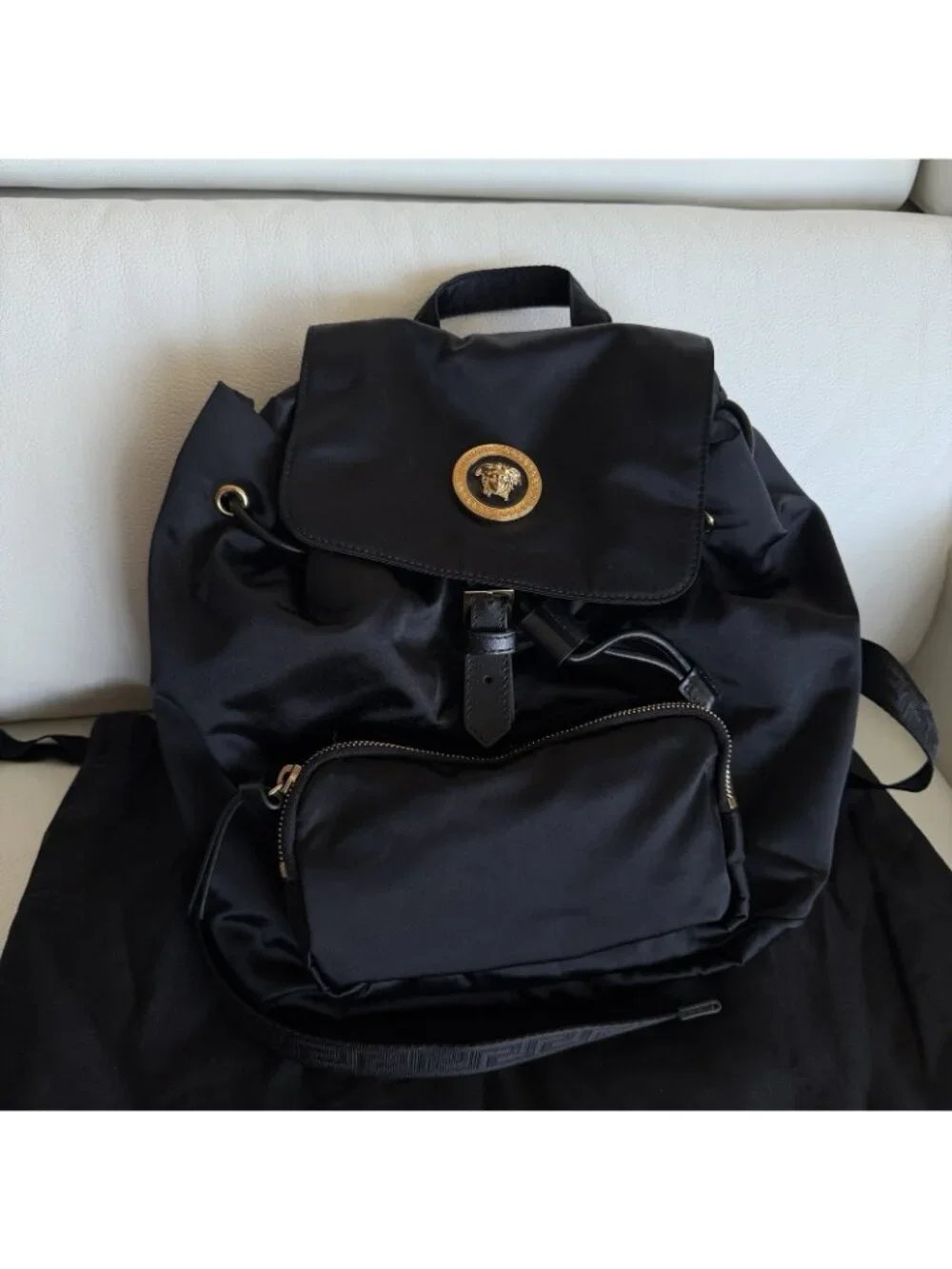 NWT VERSACE Backpack Black 100% Authentic